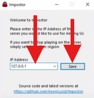 paste your ip and click save