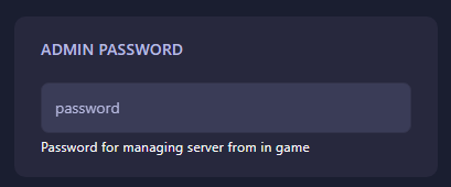 Change Mordhau Admin Password GGServers