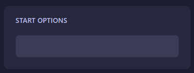 Edit Start Options in Vintage Story server settings