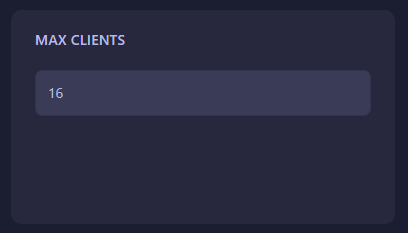 Changing the Max Clients player limit in Vintage Story server settings