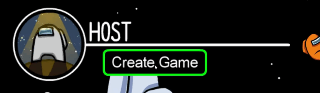 click on create game