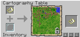 How To Lock A Map in Minecraft Cartography Table