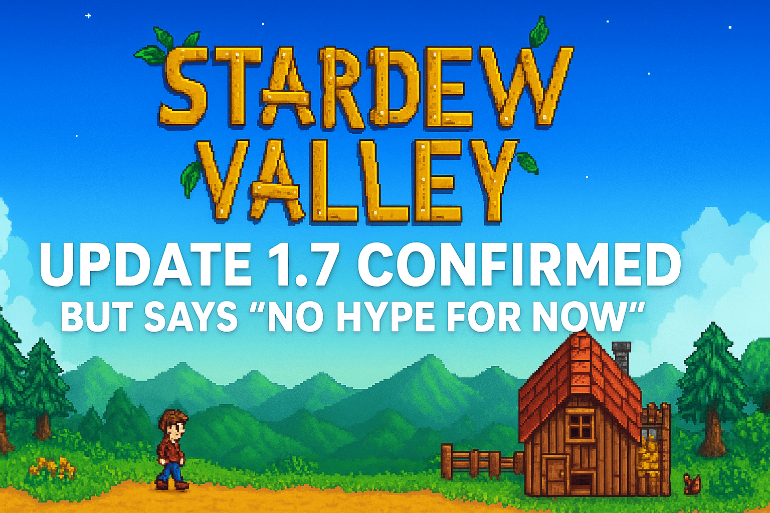 Stardew Valley Creator Confirms Update 1.7 Is Coming, But Says &ldquo;No Hype for Now&rdquo;