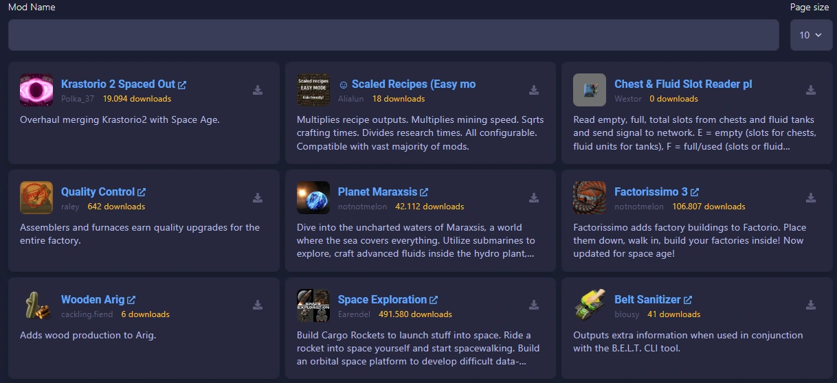 Factorio Mod Installer