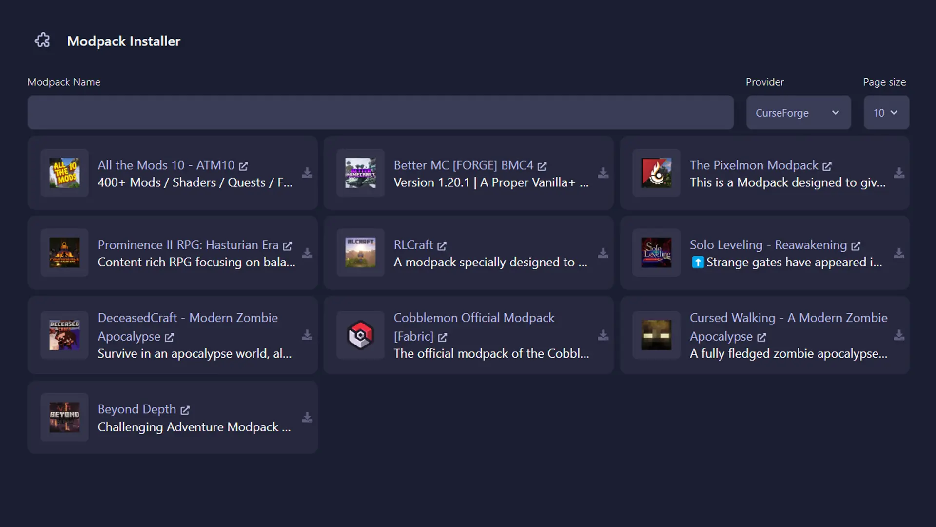 One Click Modpack Installer is Easy at GGServers