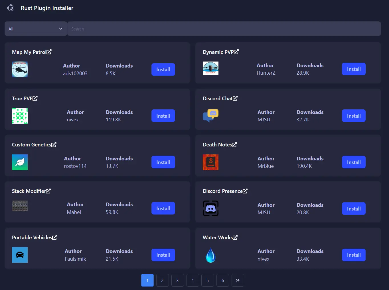 GGServers Rust Server Hosting Control Panel