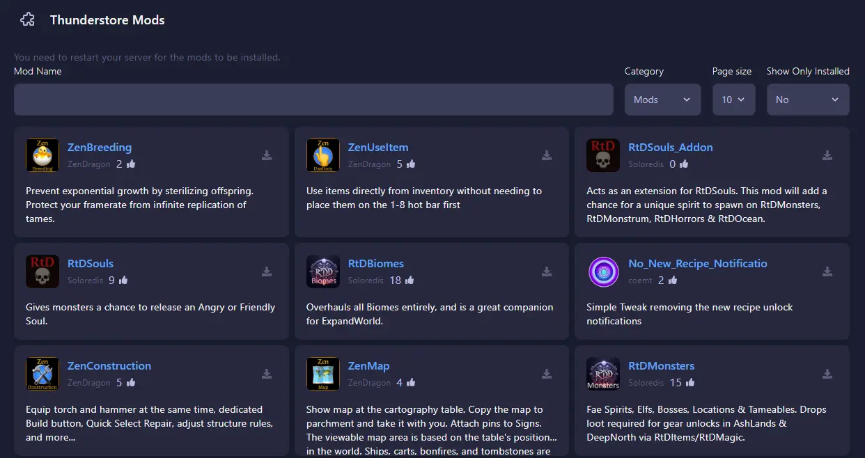 Thunderstore Mod Installer